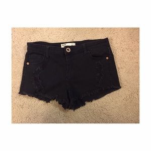 Black Cotton On high rise jean shorts