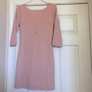 Light pink party dress small stain in the front