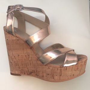 Rose gold Wedges