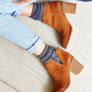 urban outfitters suede booties!
