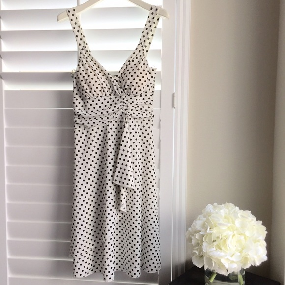 Forever 21 White Polka Dot Dress - Picture 1 of 4
