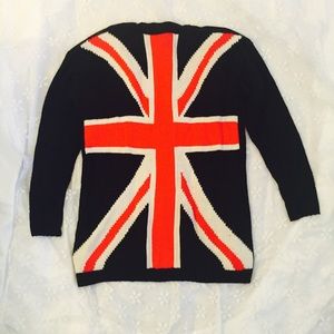 F21 Union Jack Cardigan