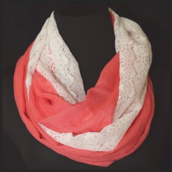 Boutique Accessories - Dual Side Lace Scarf B96