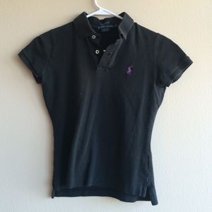 Ralph Lauren black skinny polo