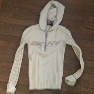 Cream DKNY knitted sweater