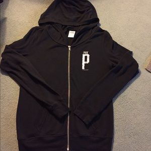 Black PINK zip up hoodie size small
