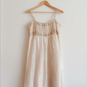 NWOT Anthropologie Left of Center Empire dress