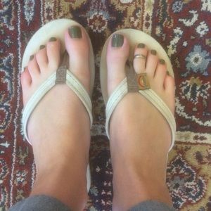 WHITE RAINBOW SANDALS