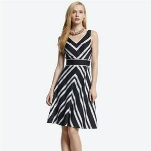 White House Black Market Striped Dress