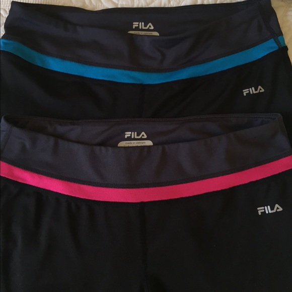 2 pairs of Fila active workout pants!