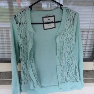 Boutique Brand Mint Cardigan