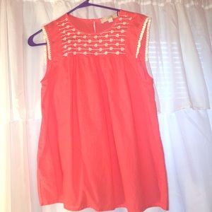 loft Ann Taylor embroidered tank!