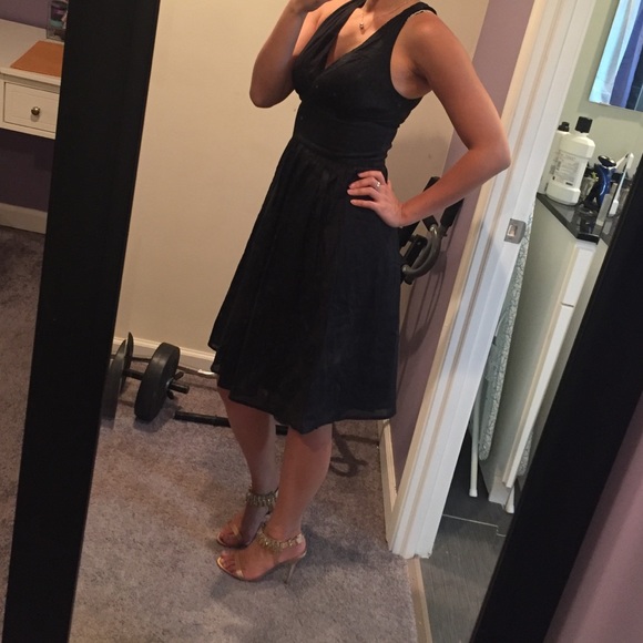 🎉Express crisscross back black dress - Picture 4 of 4