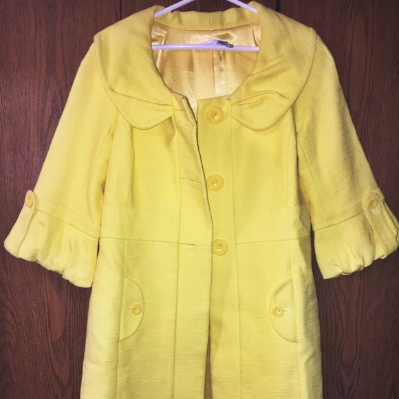 Yellow peacoat