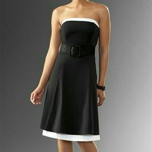 White House Black Market Piping Haute Dress