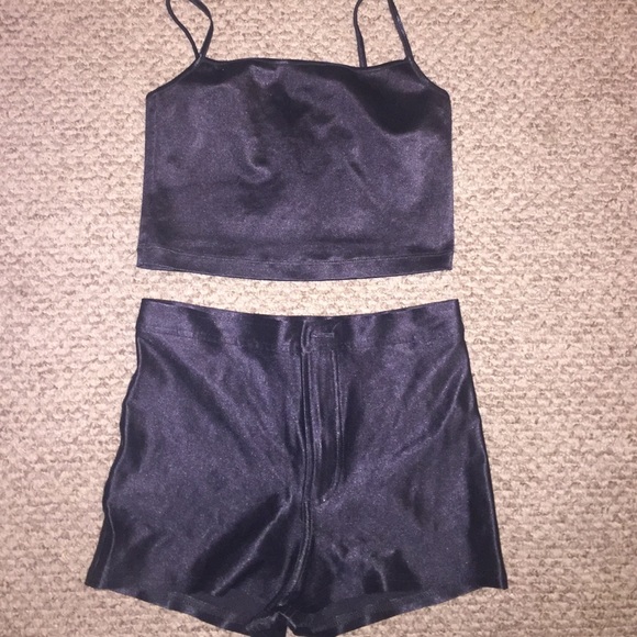 Black American Apparel Two Piece