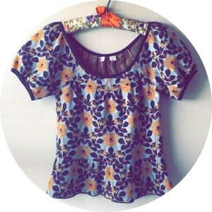 Anthropologie Peplum Top