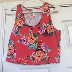 Floral crop top