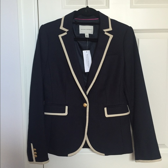 Banana Republic navy blazer
