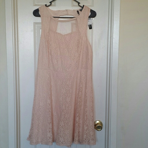 Fire Los Angeles Dresses & Skirts - soft pink lace dress