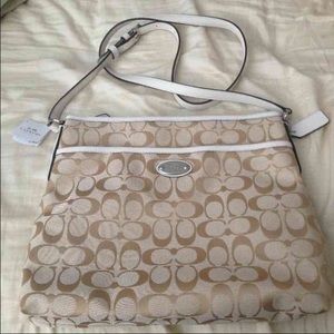 Authentic coach cross-body bag