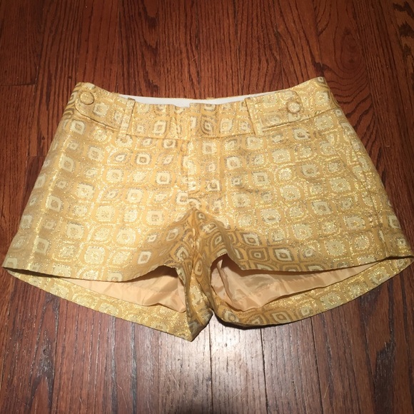 Banana Republic gold shorts!