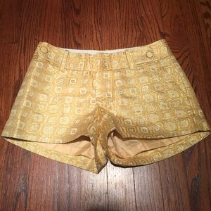Banana Republic gold shorts!