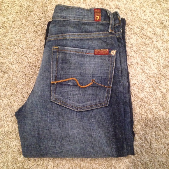 Great Condition 7 For All Mankind flare jeans