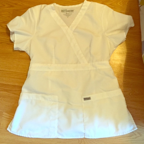 White Grey's Anatomy Scrub top!