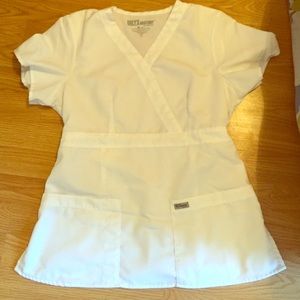 White Grey's Anatomy Scrub top!