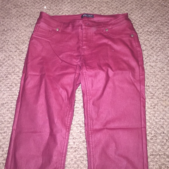 Red Skinny Pants