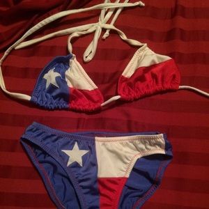 Texas Flag bathing suite