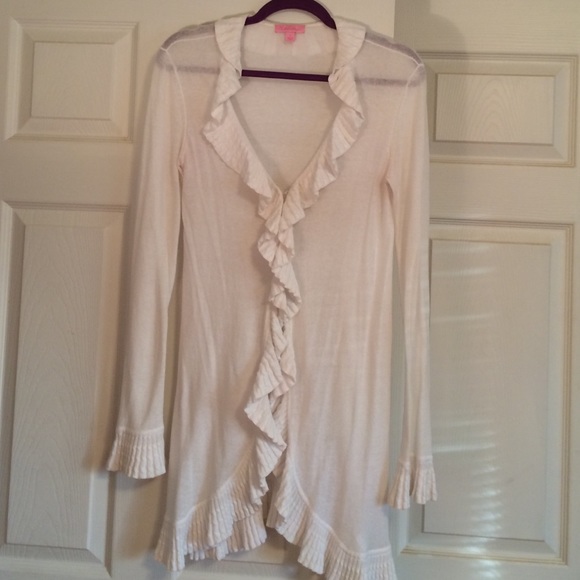 Lilly Pulitzer sheer sweater