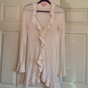 Lilly Pulitzer sheer sweater