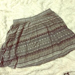 Print skirt