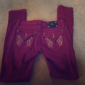Purple Miss Me jeans