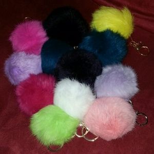 Read notes..  furballs purse/keychain