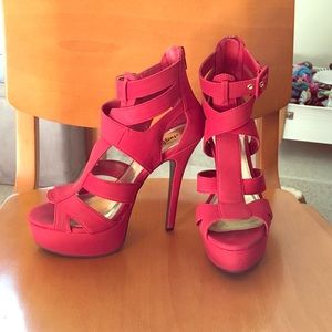 Red high heels