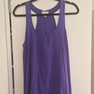 Urban Outfitters blue tank dress with ruffle back