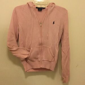 Light pink Ralph Lauren Hoodie