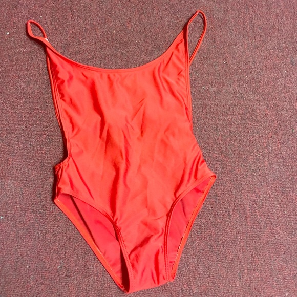 One-piece swimsuit.