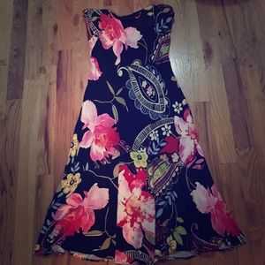 SALE Padded Strapless Paisley Cache Prom Dress