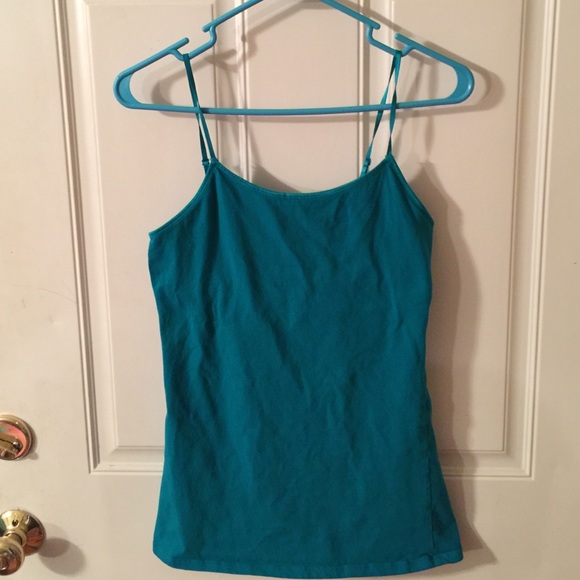 Teal built in Bra Cami
