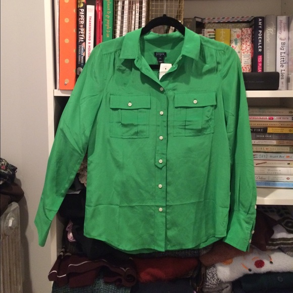 J.Crew Factory Silk Blouse