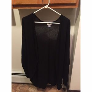 Black cocoon sweater