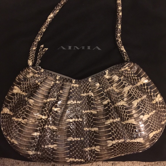 Genuine Python Skin Hand Bag - Picture 1 of 1