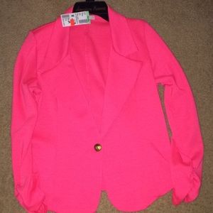 Pink blazer