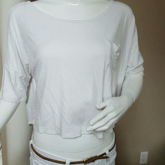 White crop top M