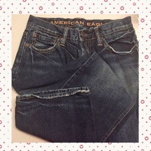 AE Outfitters distressed dark wash