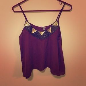 Loose crop top